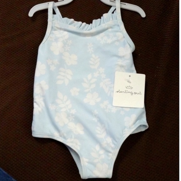 NWT Starting Out Baby Girl swimsuit - Picture 1 of 10